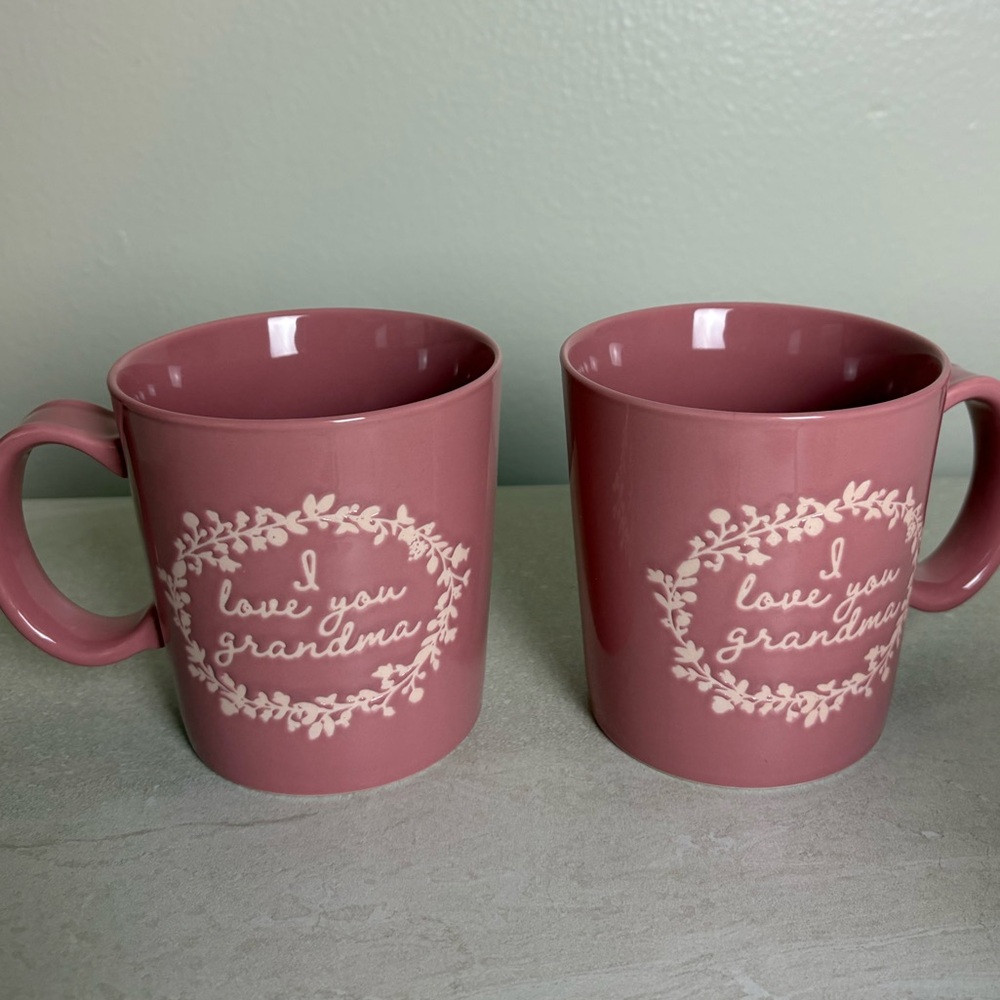 Threshold " I Love you Grandma" double sided Mug Set of 2